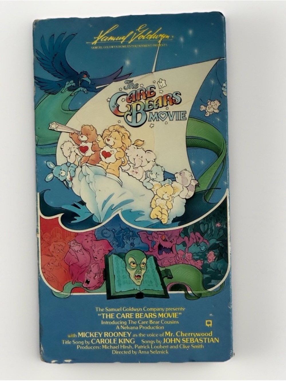 The Care Bears Movie Vintage VHS Tape 1985 Vestron Video Kid Family Animated